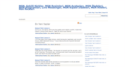 Desktop Screenshot of msn.hikayen.net